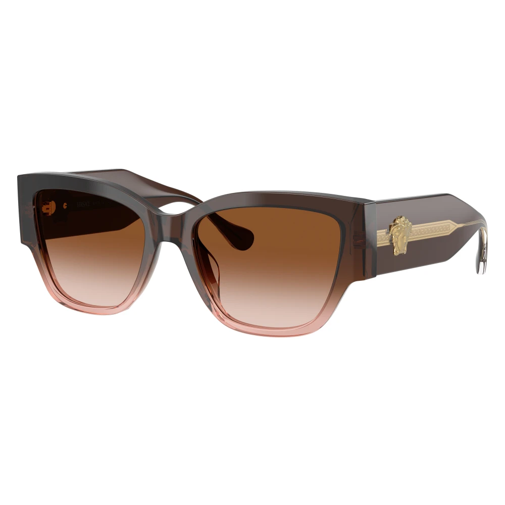 Versace Unisex Brown Cat-Eye Sunglasses - Sunglasses - 55 Mm - Accessories