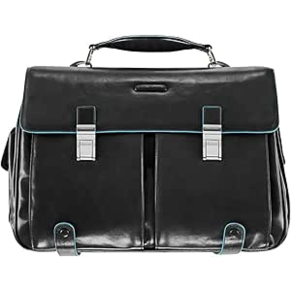 Piquadro Men's Black Stylish Laptop Bags & Cases