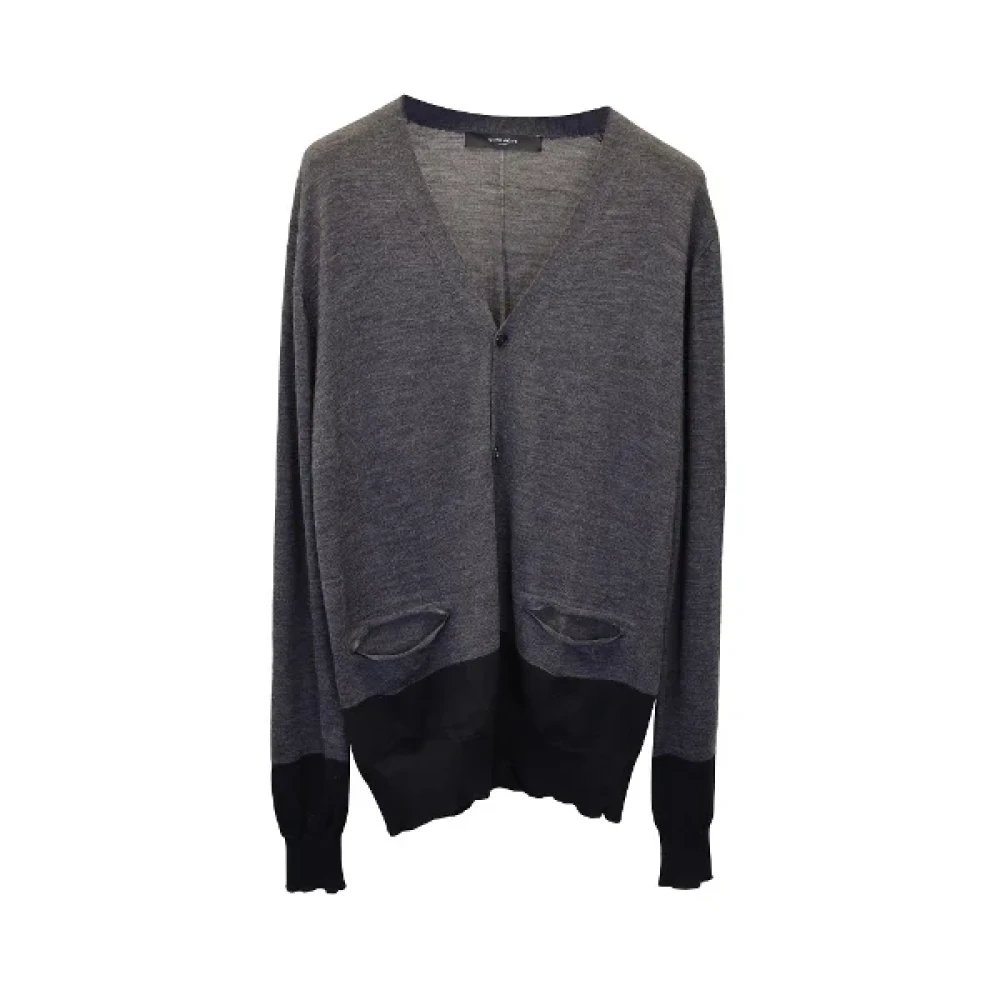 Givenchy Pre-owned Wool tops Gray Heren