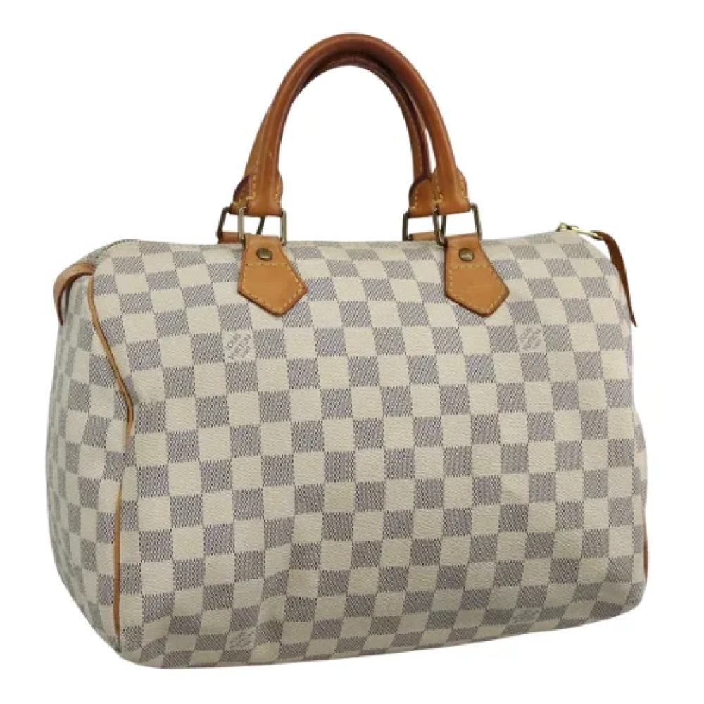 Louis Vuitton Vintage Pre-owned Canvas handbags White Dames