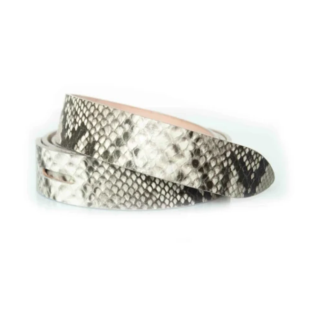 Isabel Marant Pre-owned Leather belts Beige Dames