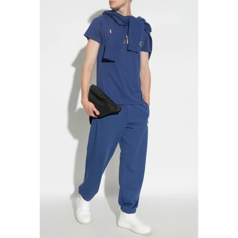 Versace Jeans Couture Sweatpants Blue Heren