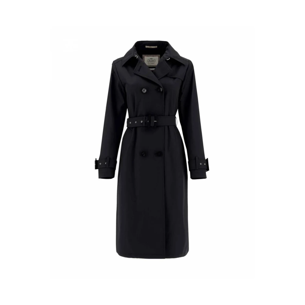 Herno Trench Coats Black Dames