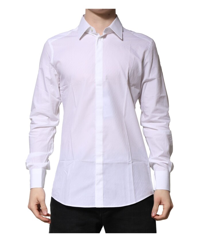 chemise-formelle-blanche-en-coton-a-manches-longues