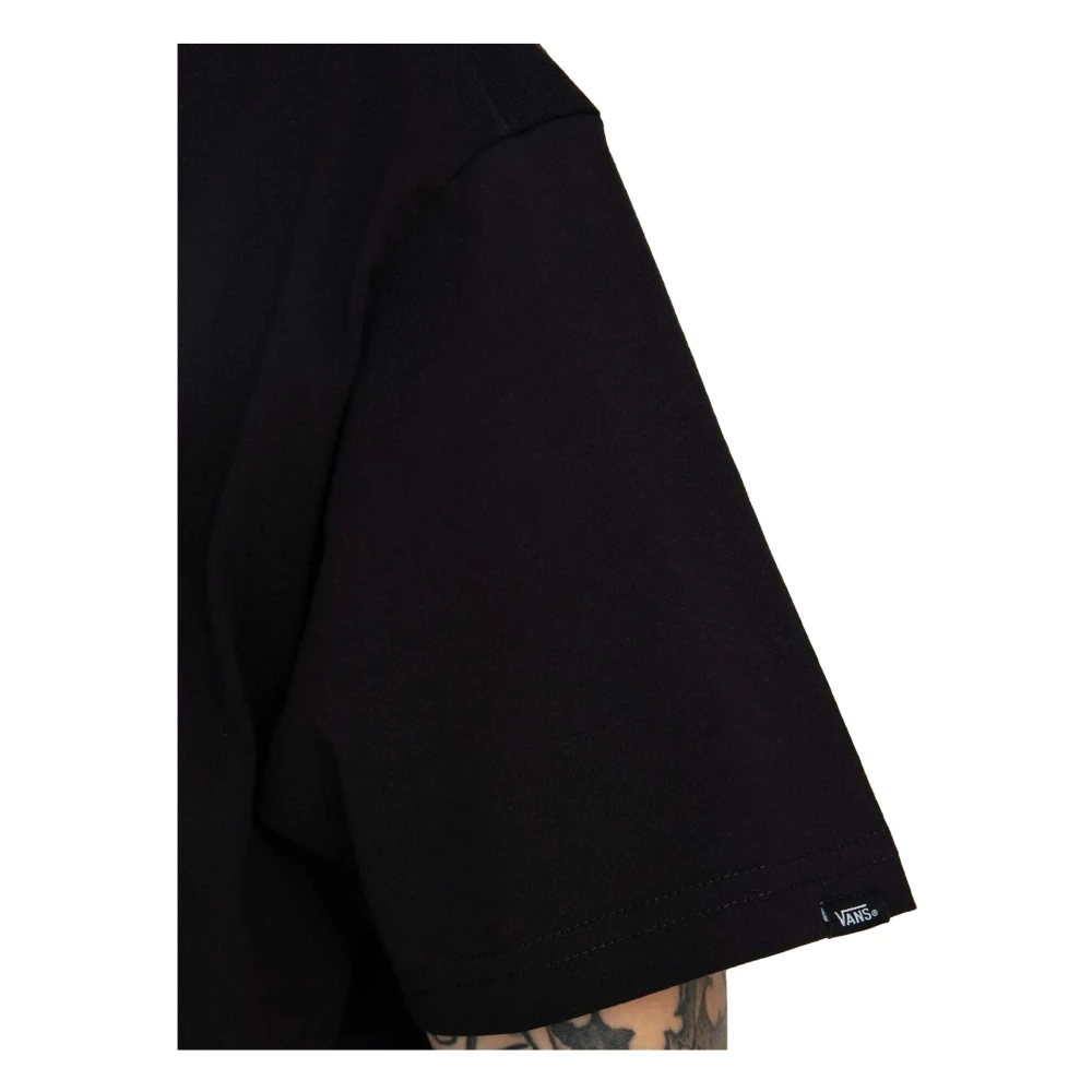 Vans Linkerborstlogo Ii Ss T-shirt Black Heren