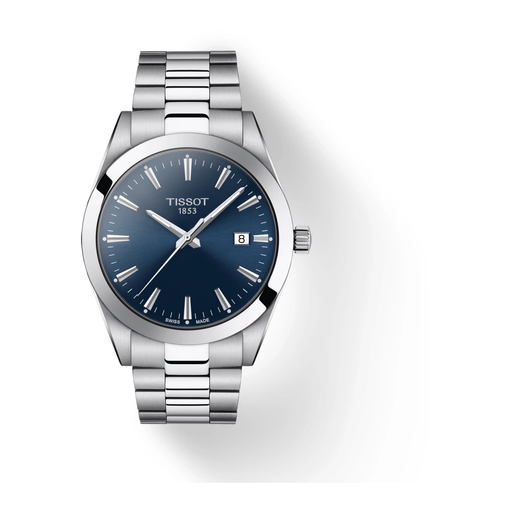 TISSOT Gentleman Kvartsur - Blå Skiva Blue, Herr