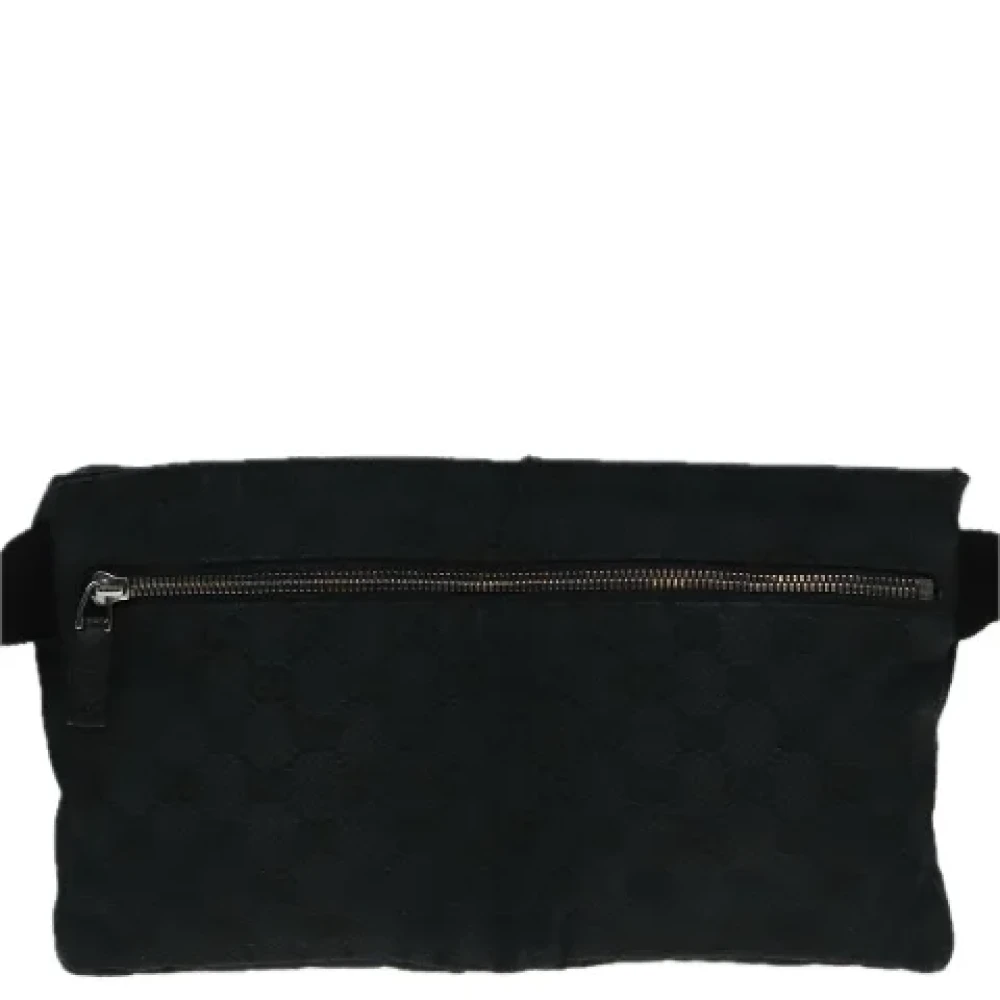 Gucci Vintage Pre-owned Canvas crossbody-bags Black Dames