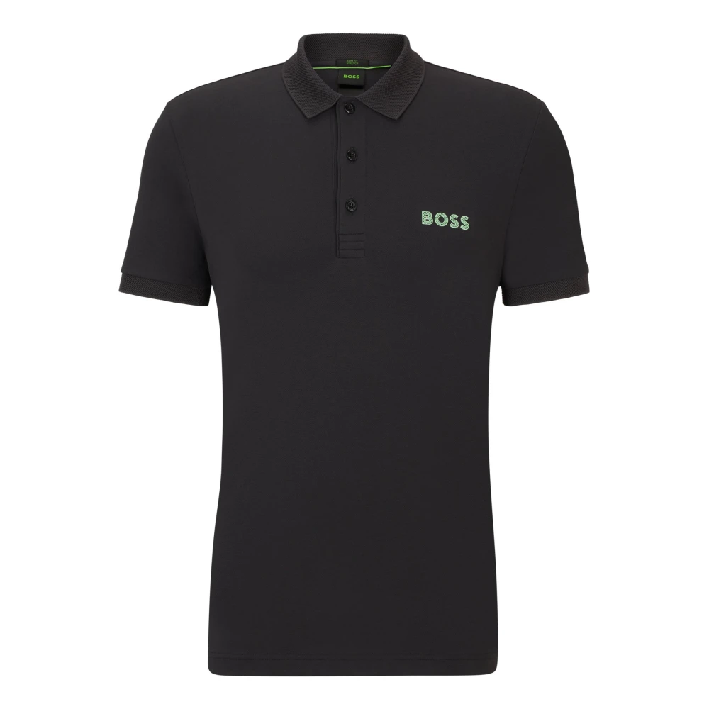 Hugo Boss Grijze poloshirt met korte mouw Gray Heren