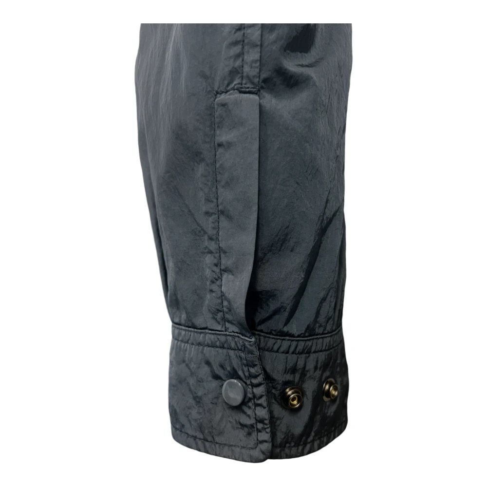 C.P. Company Gerecycled Nylon Overshirt in Blauw Blue Heren