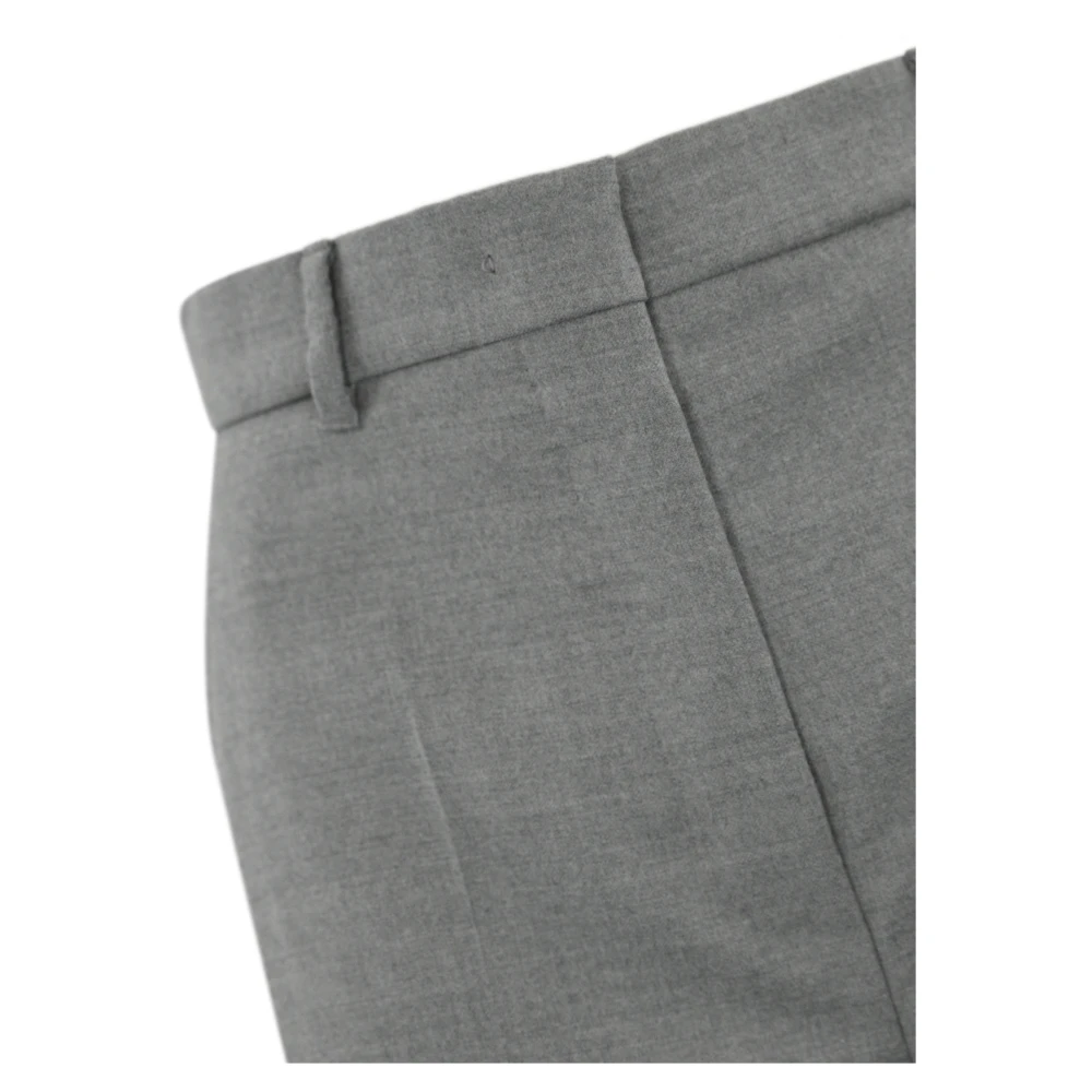 Max Mara Studio Lichtgrijze Broek Pantalone Gray Dames