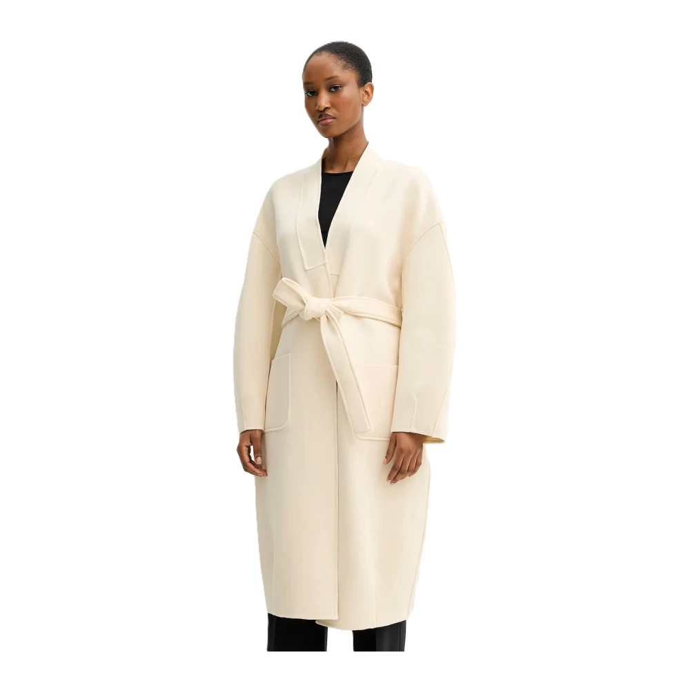 Max Mara Women's Beige Diletta Coat - Belted Coats - Xs - Coats