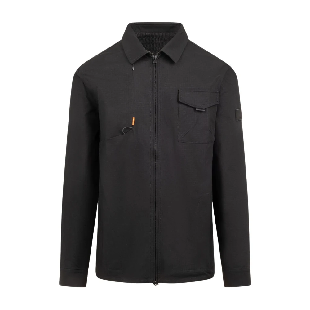 Cruyff Ripstop Overshirt Heren Zwart Black Heren