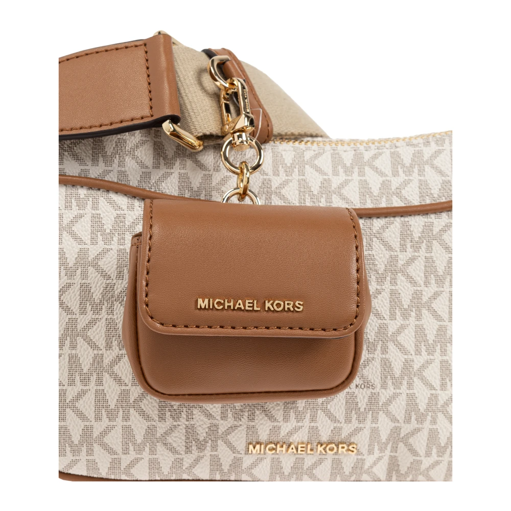 Michael Kors Jet Set Schoudertas Beige Dames