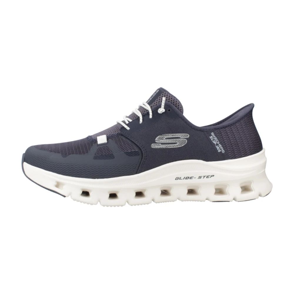 Skechers Uomo Blu Scarpe, 41 Eu, New,