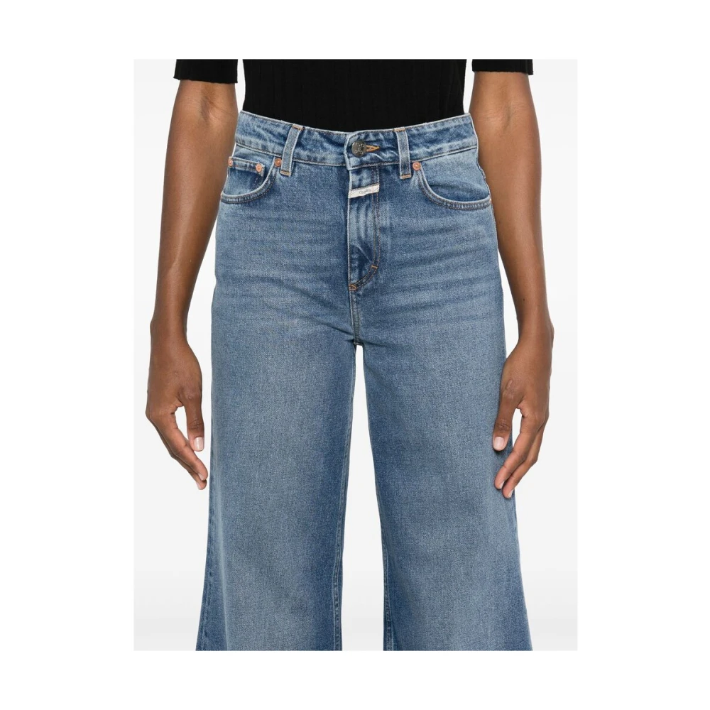 closed Blauwe Klassieke Five-Pocket Jeans Blue Dames