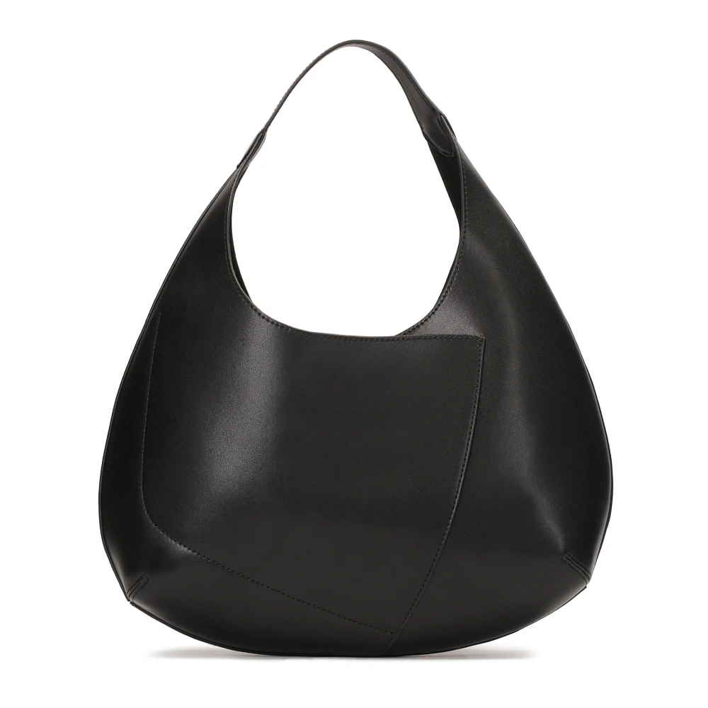Kazar Studio Grote leren schoudertas Black Dames