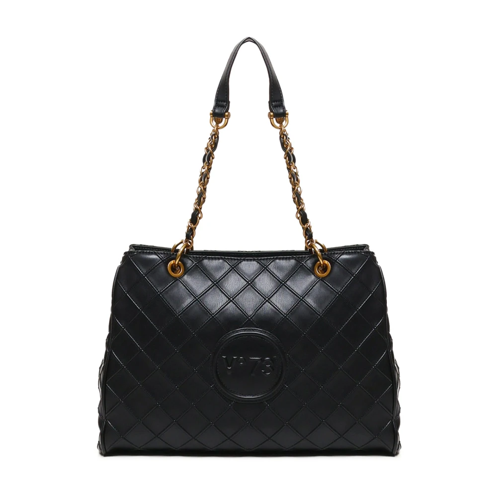 V73 Zwarte Winkelmand met Drie Compartimenten Black Dames