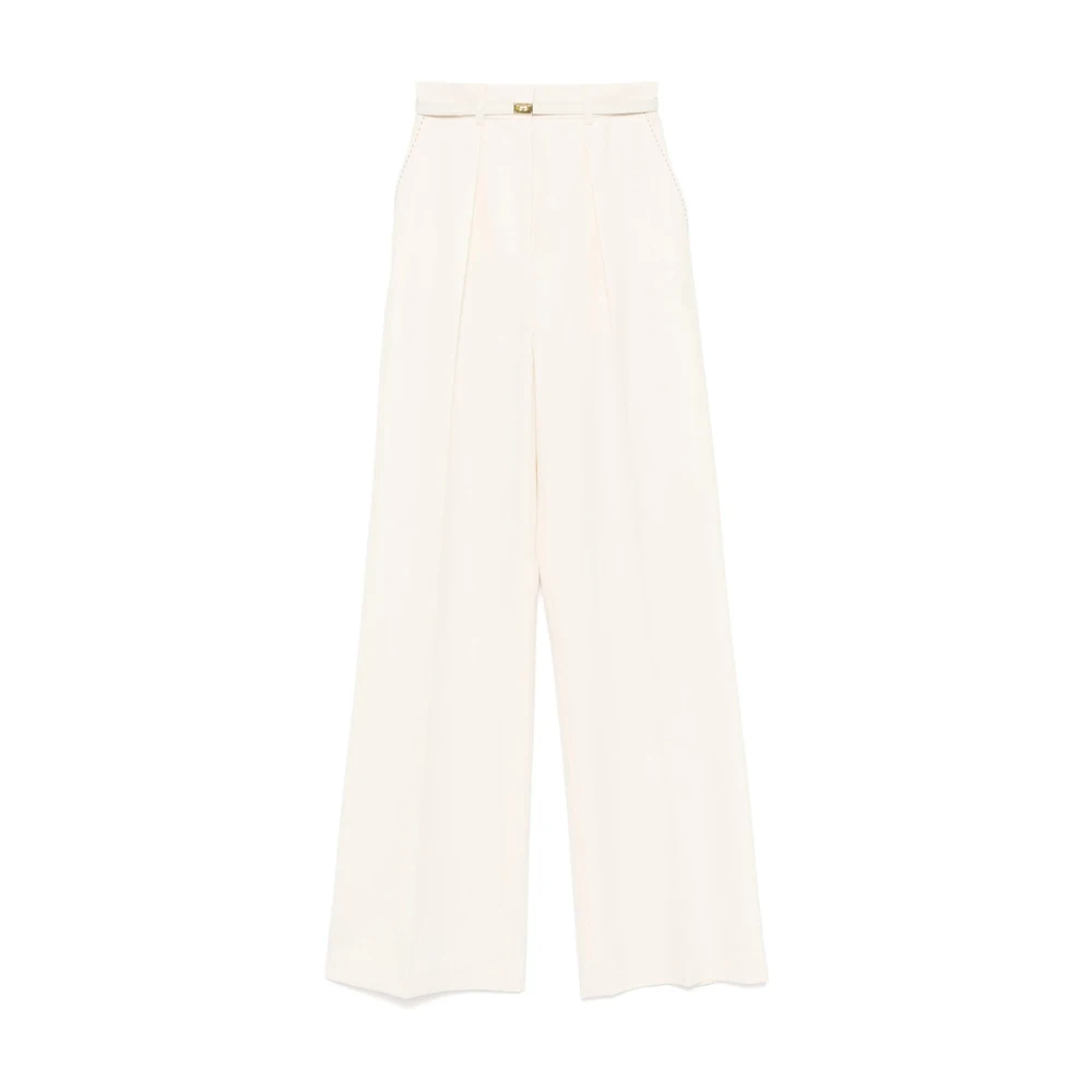Trousers > Wide Trousers - - Elisabetta Franchi - Modalova