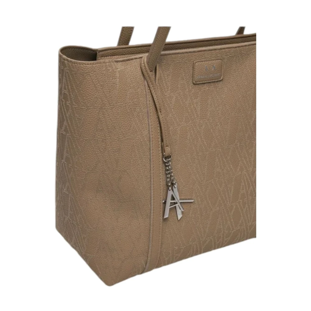 Armani Exchange Schoudertas Beige Dames