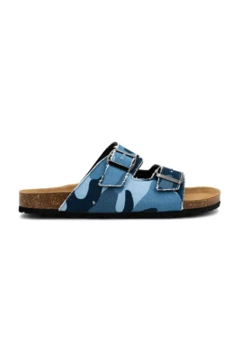 Blå Bomulls Sandaler
