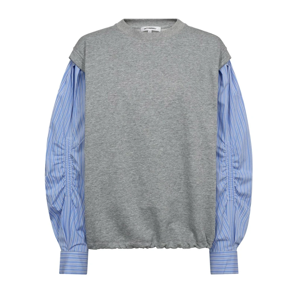 Co'couture Vrouw Grijs Overhemden Dames, L, Blouses