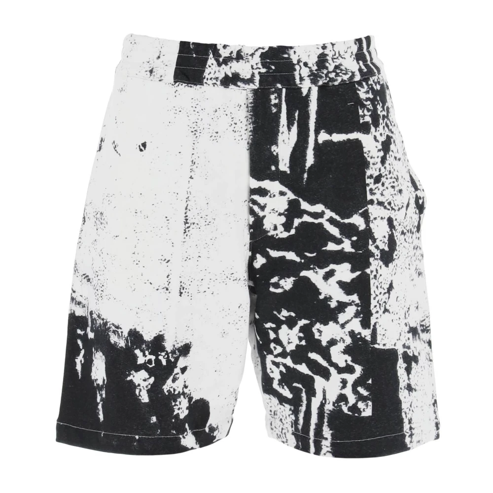 Alexander mcqueen Fold Print Sweat Shorts Multicolor Heren