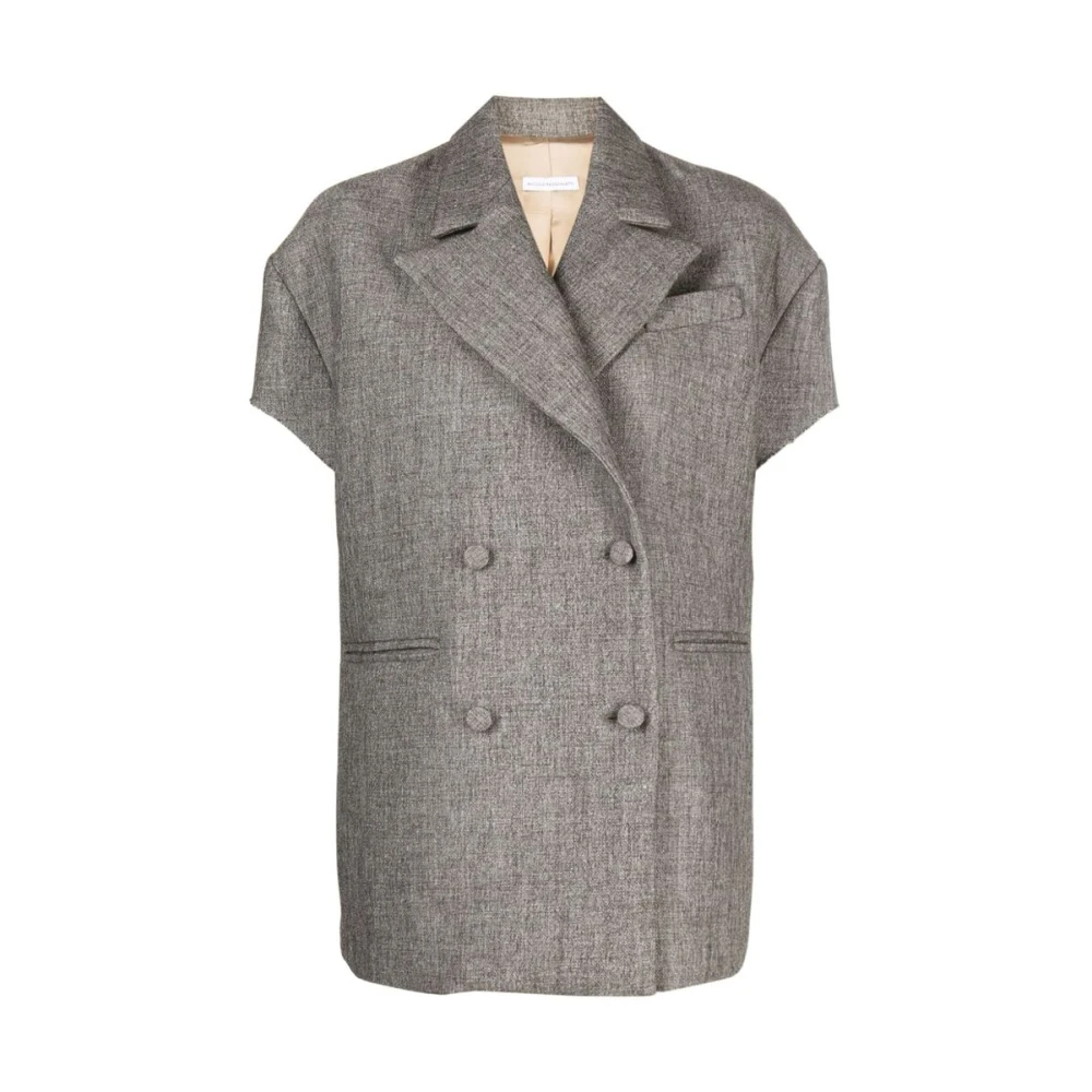 Niccolò Pasqualetti Double-Breasted Coats Brown Dames
