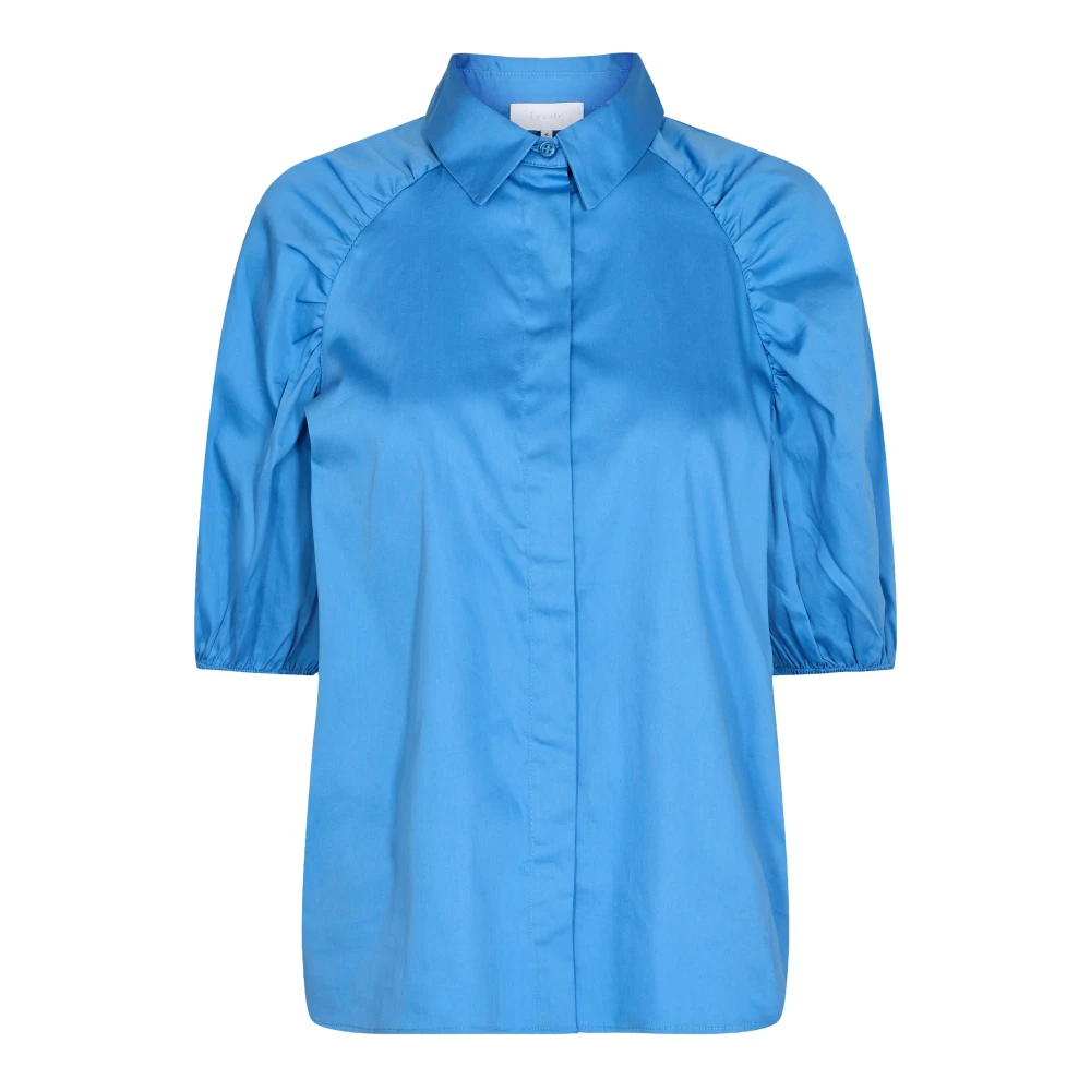 Isla Solid 90 - Marina Blue Skjorte