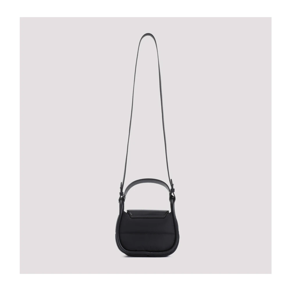 Moncler Zwarte Handtas met Leren Handvat Black Dames