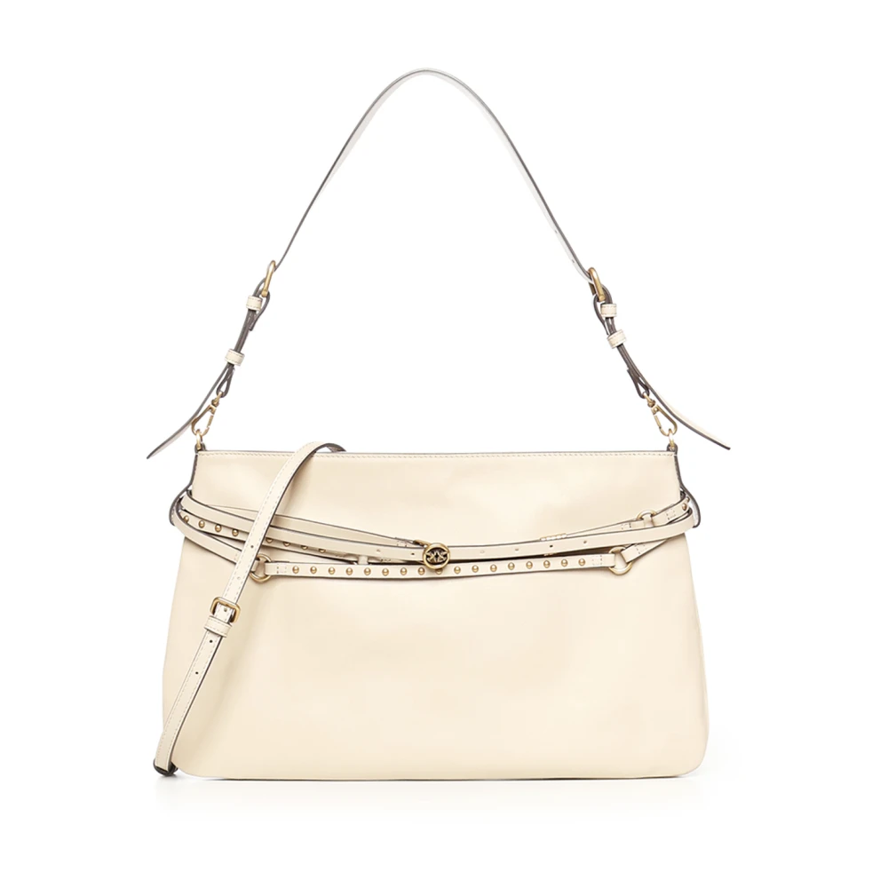 Pinko Women's Beige Borsa - Shoulder Bags - One Size - Bags