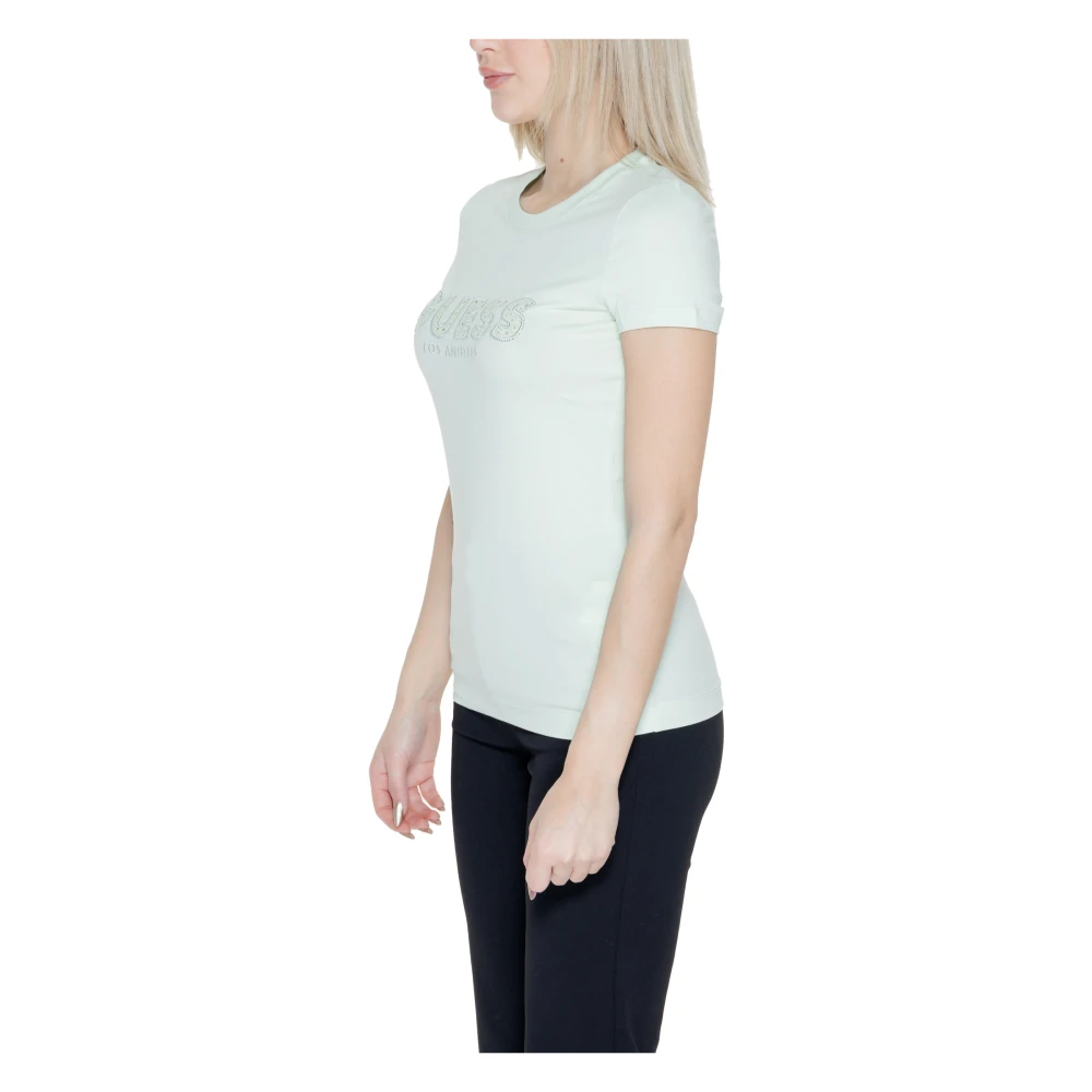 Guess Dames T-shirt Lente Zomer Collectie Green Dames