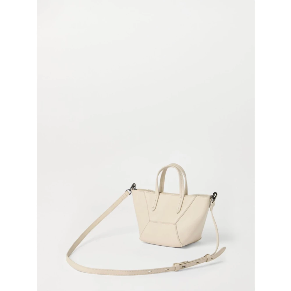 BRUNELLO CUCINELLI Ivoor Tote Tas met Monile Details Beige Dames