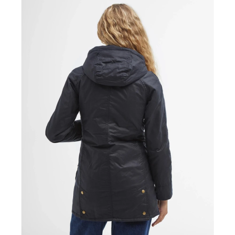 Barbour Blauwe Waxjas Bower Stijl Blue Dames
