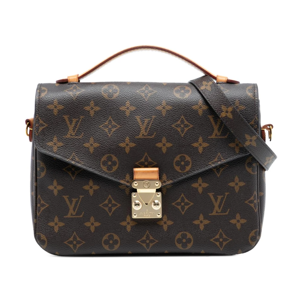 Louis Vuitton Vintage Women's Brown Pre-Owned Monogram Satchel Bag