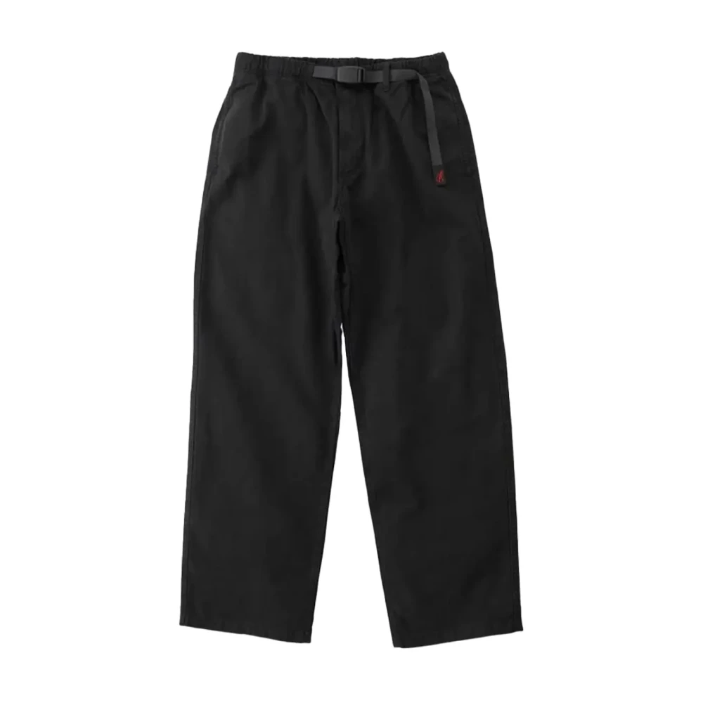 Gramicci Black Straight Trousers, Male, Xl, Straight Fit Outdoor Trousers