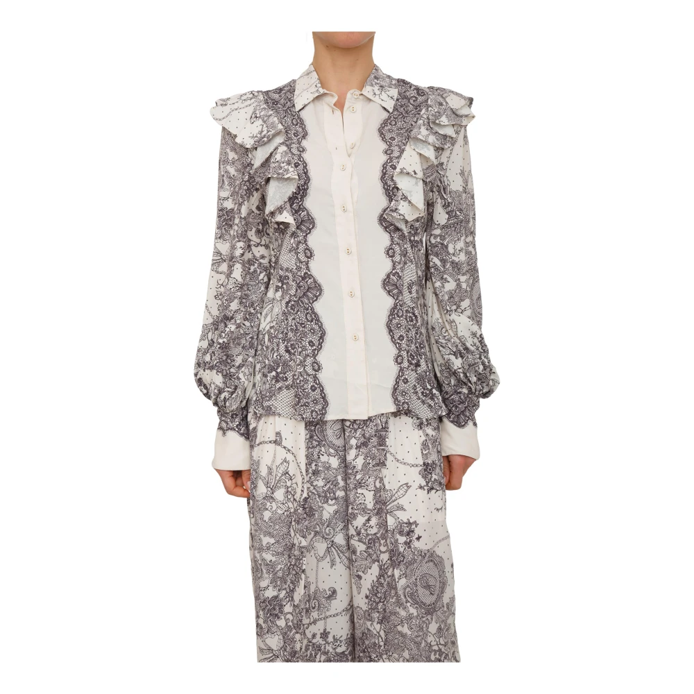 Blugirl Donna Bianco Camicette Xs, New,