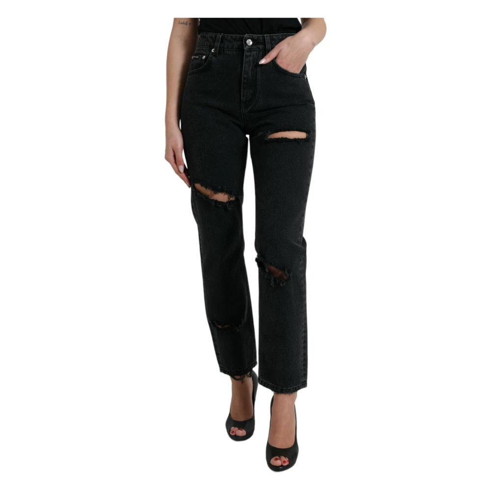 Dolce & Gabbana Straight Jeans Black Dames