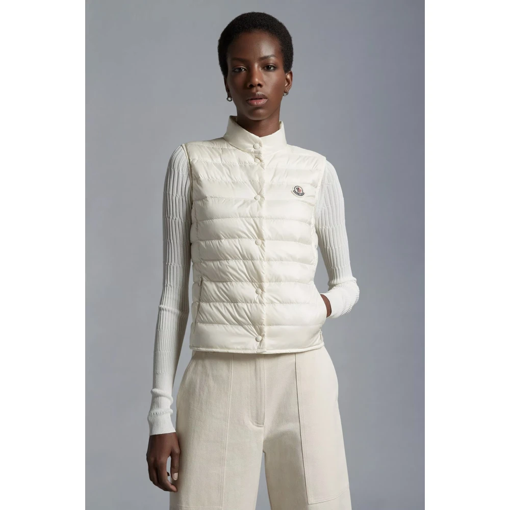 Moncler Stijlvolle Winter Vest Collectie White Dames