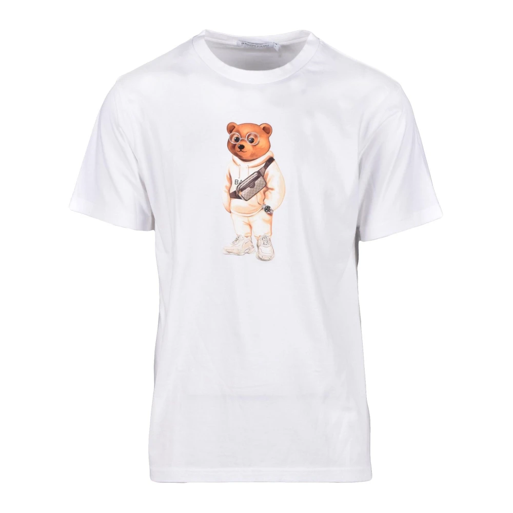 Baron Filou Bomull T-shirt White, Herr