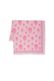 Alexander McQueen bufanda rosa