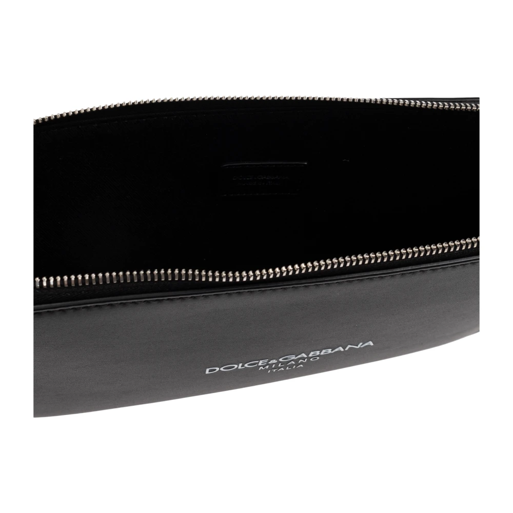 Dolce & Gabbana Leren handtas Black Heren