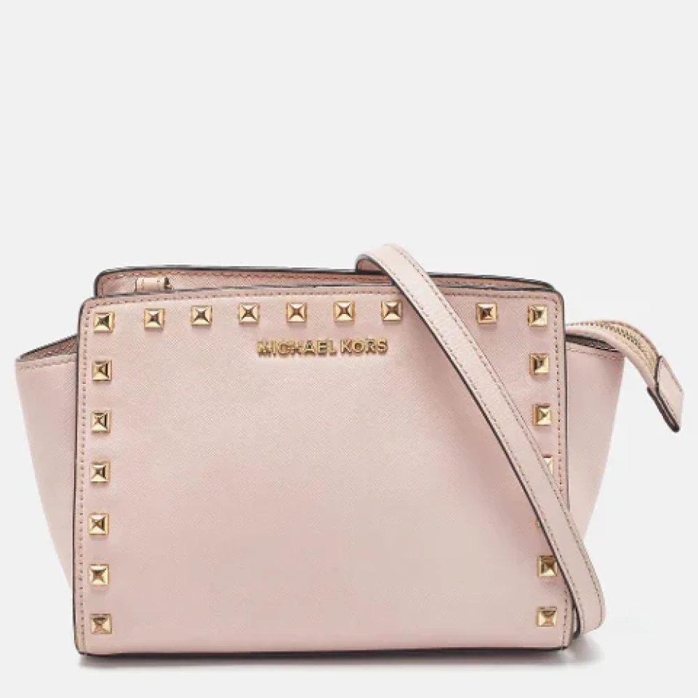 Michael Kors Pre-owned Leather shoulder-bags Pink Dames