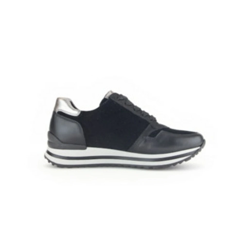 Gabor Casual veterschoenen voor dames Dames Schoenen Zwart