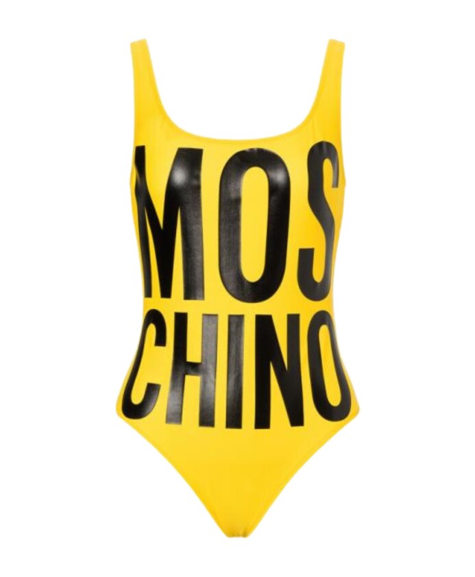 maillot-de-bain-jaune-avec-logo