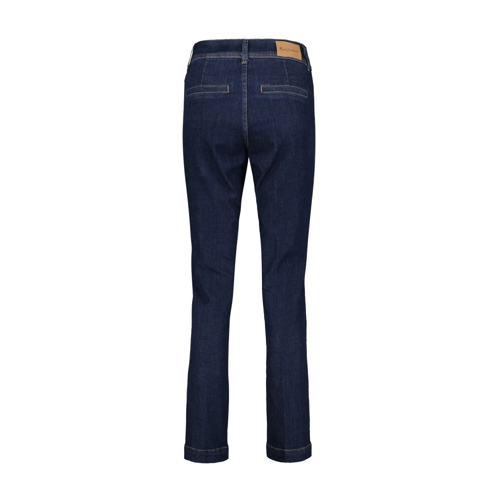 Red Button Donkerblauwe Chino Stijl Denim Broek Blue Dames