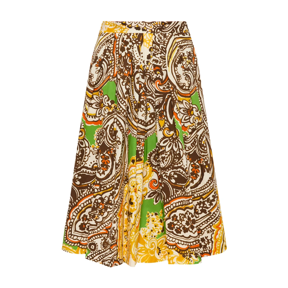 Maliparmi Geometrische Mimosa ROK Multicolor Dames