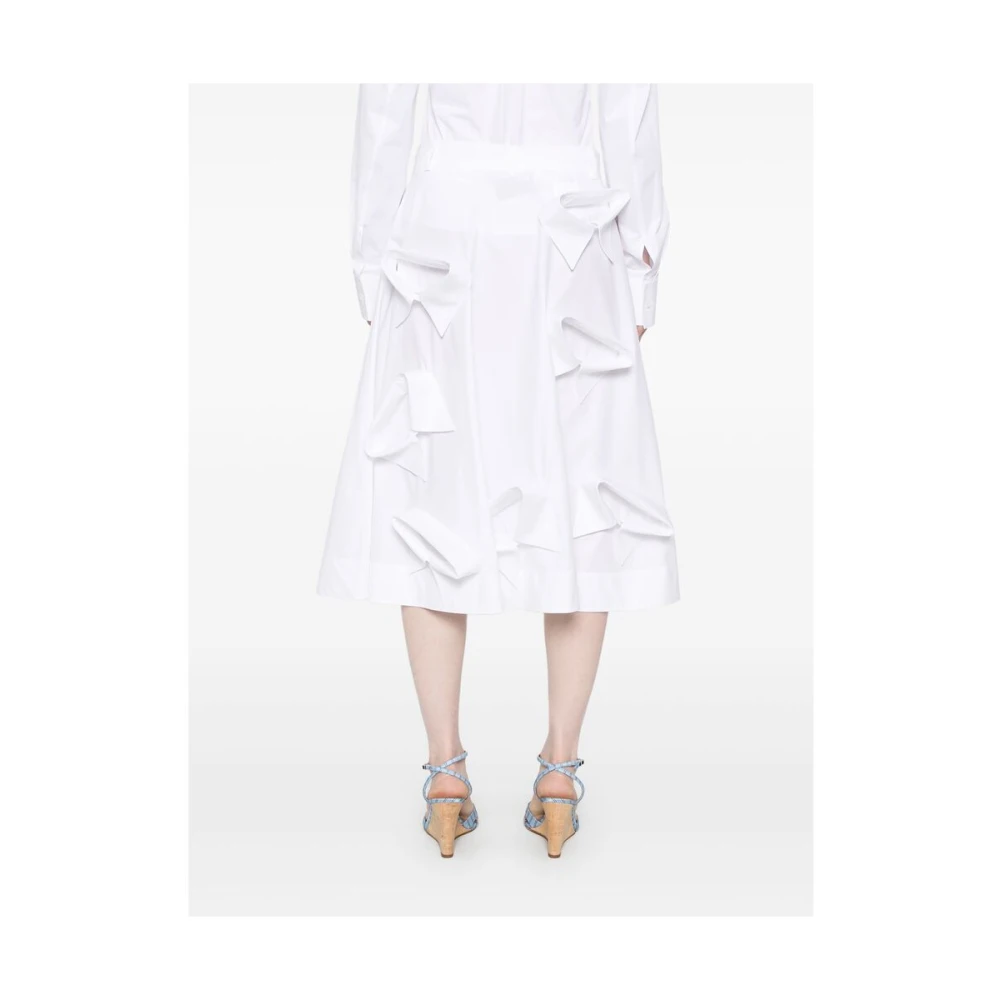 Moschino Witte Rok met Zakken White Dames
