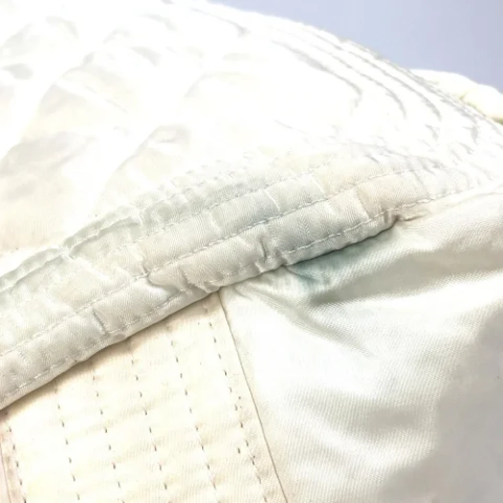 Chanel Vintage Pre-owned Fabric chanel-bags White Dames