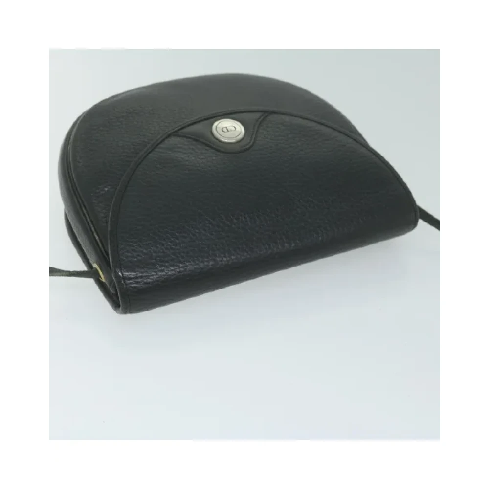 Dior Vintage Pre-owned Leather dior-bags Black Dames