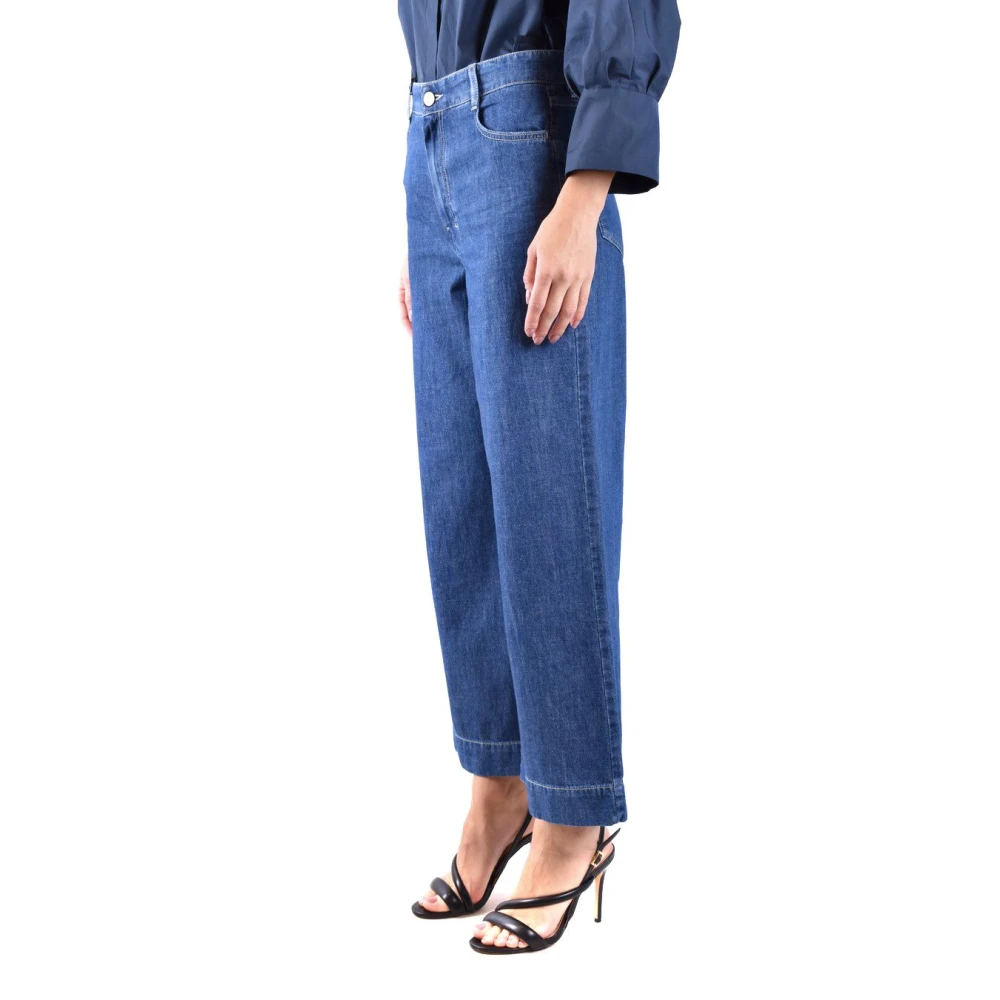 Max Mara Klassieke Denim Jeans voor Dagelijks Gebruik Blue Dames